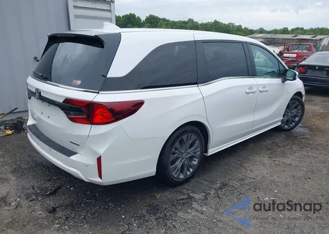 2025 Honda Odyssey Touring из США, поврежденный, VIN 5FNRL6H85SB043829